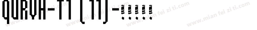 QURVH-T1 (11)字体转换